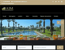 Tablet Screenshot of affairesimmobilieres.com
